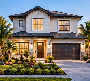 Two-story residential home